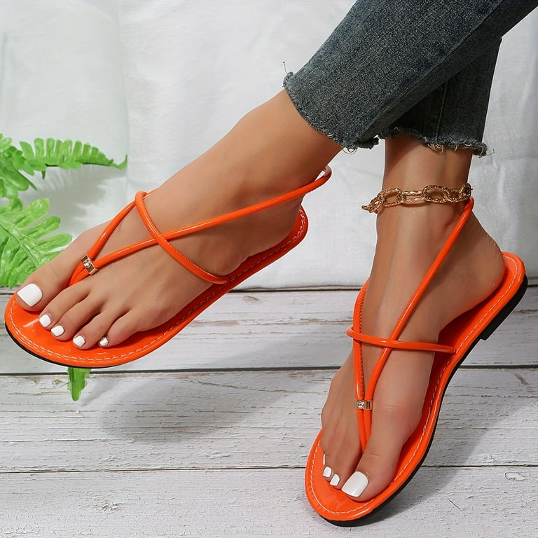Women's Colorful Pattern Flat Sandals, Open Toe Slingback Women's Colorful Pattern Flat Sandals, Open Toe Slingback