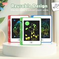 thumbnail image 2 of Tableta de escritura LCD OMXDG de 6.5 pulgadas para niños con paquete de 16, 2 of 7