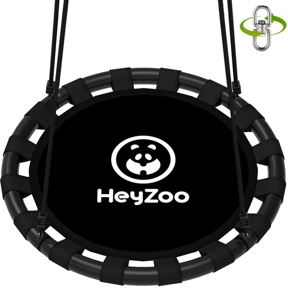 Platillo Swing HeyZoo de 40 pulgadas para patio y exterior, 410 kg