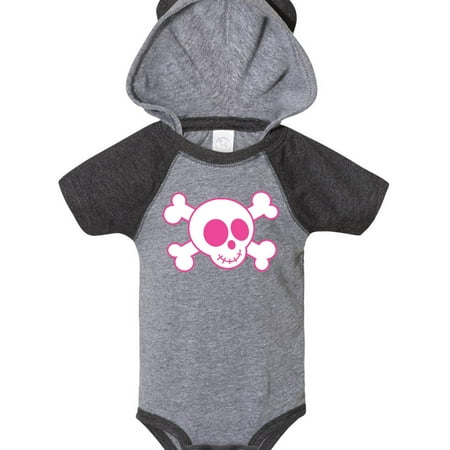 

Inktastic pink skull Gift Baby Girl Bodysuit