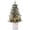 Snowflake Pattern Pot, variant on 3ft 2-Pack Pre-Lit Christmas Trees, 78 Warm LEDs Elk Pattern Planter Holiday Decor