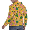 thumbnail image 6 of Naloa Strawberry Men's Casual Hooded Collar Drawstring Hoodies Pullover Sweatshirts Casual Long Sleeve Shirts-4X-Large, 6 of 7