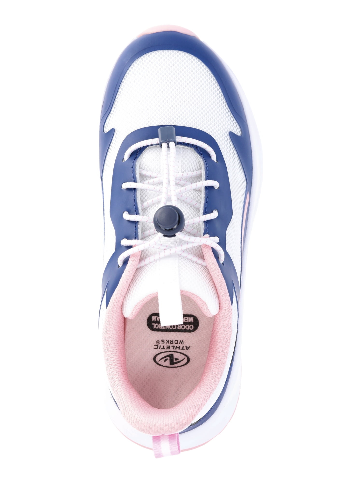 Athletic Works Little and Big Kids Bungee Mesh Jogger Sneakers