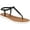 Black3 Smooth, variant on Womens Kristi Ankle Summer Thong Sandals