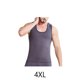 thumbnail image 4 of Qarigey Chaleco Cómodo Transpirable Sudor Realsing Chaleco Moderno Simplemente Ocio Interior Sin Mangas Ciclismo Escalada Correr Montar Camisetas Gris Oscuro 4XL Qarigey AP013681-12, 4 of 6