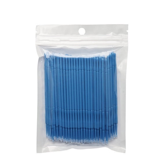 Fiudx Hisopos para Pestañas, Herramienta de Maquillaje de Precisión Lashmate, Aplicador de Punta Suave Brushpro, Mango Ajustable Groomease, Uso En Salones de Belleza, Hogar y Viajes. Incluye 100 Hiso
