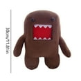 thumbnail image 5 of 11.8" Domo Monster Plush, Funny Stuffed Figure Throw Pillows for Home Decor for Anime Fans (Brown), 5 of 5