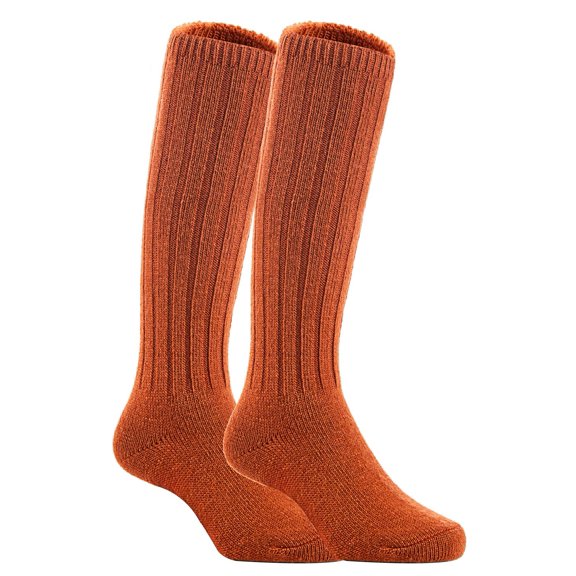 Lian Style Unisex Baby Children 1 Pair Knee-high Wool Boot Blend Socks Size 0-2Y Brown