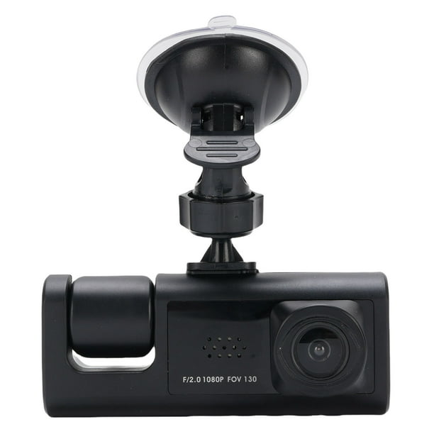 Cámara Para Salpicadero De Coche, Grabadora De Conducción De Automóviles Plug And Play De 3 Canales 1080P Para Vehículos