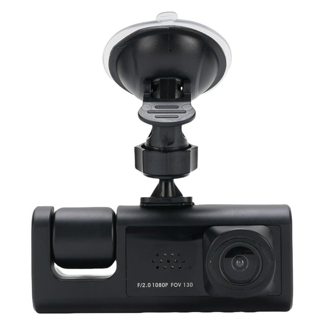 Cámara Para Salpicadero De Coche, Grabadora De Conducción De Automóviles Plug And Play De 3 Canales 1080P Para Vehículos