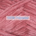 thumbnail image 5 of Uxcell 1 Skein Velvet Yarn Chenille Yarn 100g/3.5oz 87 Yards 6# Super Bulky Polyester Soft Blanket Yarn Light Red, 5 of 7
