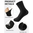 thumbnail image 2 of Lsupdaol 12 Pairs Bulk Mens Socks Moisture Wicking Casual Sports Ankle Socks for Homeless Unisex Adult Men Women, 2 of 6