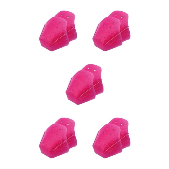 Yuarrent 1 par de protectores para los dedos de los pies, protección consistente de cuero PU, protectores para los dedos de los pies del Type3 NO3