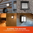 thumbnail image 4 of Lámpara Solar LED de Pared Luz Suave Cálida Sensor de Movimiento LED integrado, 4 of 5