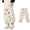 Multicolor, variant on FLMEI Boys Girls Cotton Pants Anti-Mosquito Long Bloomers for Kids Toddler Summer Printed Casual Drawstring Unisex Trousers 2-12 Years Old