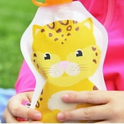 ChooMee SnakPack Reusable Durable Hygienic Baby Food Pouches, 4 CT, 5 oz, 4 Months - FreshSquad Set