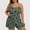 Green, variant on Womens Loose Pajamas Pajamas Sets Sleeveless Plus Size Summer Print Loungewear Plus Size Sleepwear for Womens CrewNeck