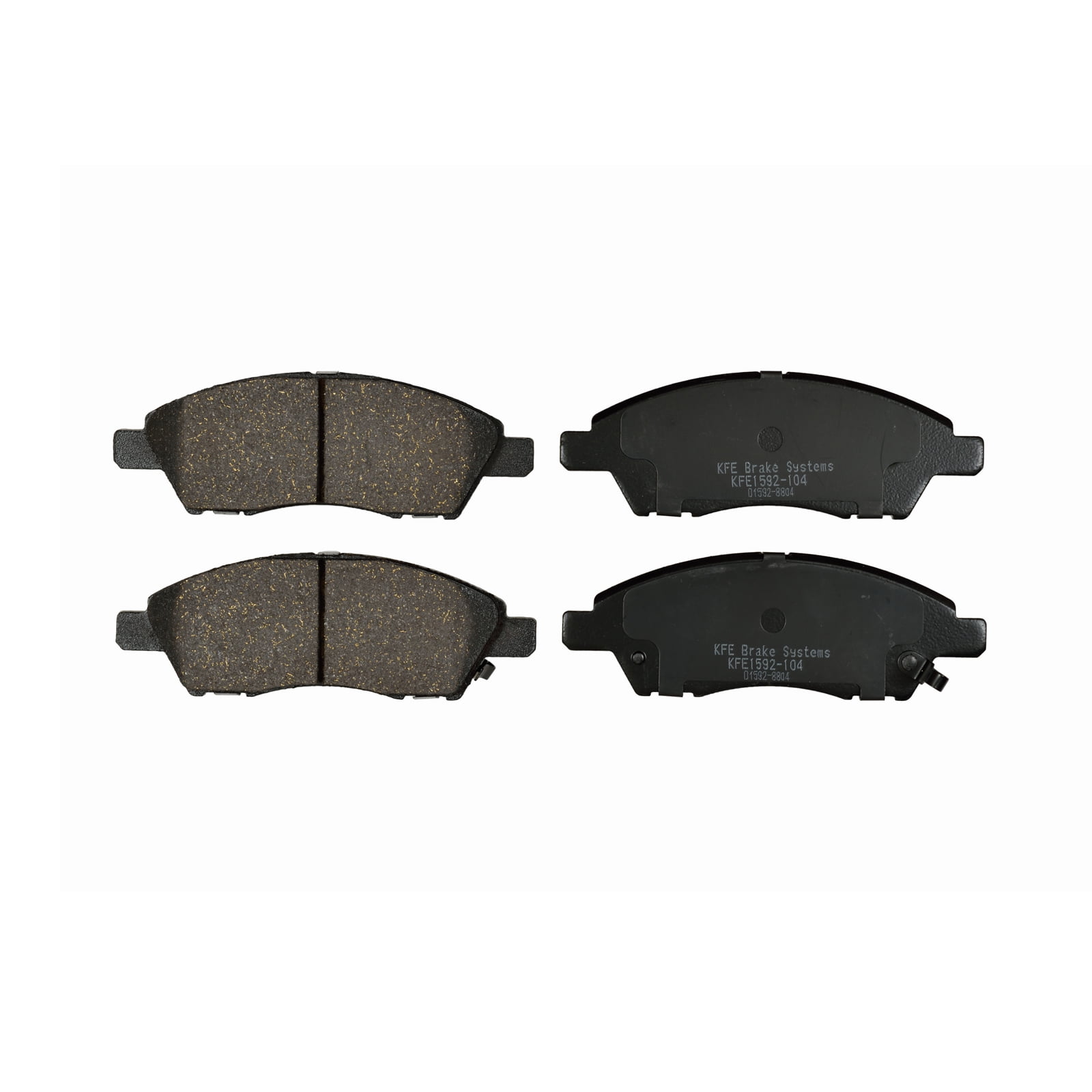 Premium Ceramic Disc Brake Pad FRONT Set + Shims KFE QuietAdvanced Fits