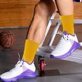 thumbnail image 4 of Calcetines de baloncesto con cuello redondo y semicojín de aire Adepaton BST2002832-2, 4 of 5