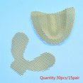 thumbnail image 1 of 30Pcs/15Pairs Denture Reinforcement Mesh Metal Palatal Reinforcement Mesh Upper Lower Dentist Material Dental Tools, 1 of 6