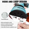 thumbnail image 4 of Generic 50 pieces 8-hole sanding disc Velcro - round fine sanding, 4 of 6