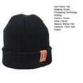 thumbnail image 7 of Eoperou Winter Hat Children Adult Cap Thick Knitted Elastic Windproof Cozy Cold Resistant Solid Color Regular Fit Outdoor Beanie, 7 of 7