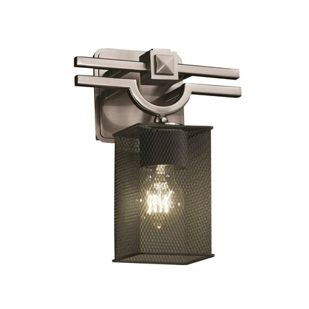 

Justice Designs Wire Mesh Argyle 1-LT Wall Sconce - Brushed Nickel - MSH-8501-15-NCKL