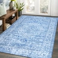 thumbnail image 5 of Haperlare Area Rugs Boho Rugs for Living Room Bedroom Stain-Resistant Carpet Traditional Rugs with Non Slip Backing, 8' x 10' Blue, 5 of 7