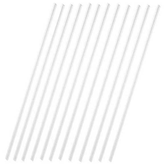 Reusable Flexible 18'' Long Straws Set of 12