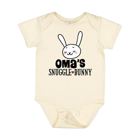 

Inktastic Oma Bunny Rabbit Grandchild Gift Baby Boy or Baby Girl Bodysuit