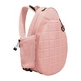 thumbnail image 4 of fastboy Tennis Racket Shoulder Bag Water Resistant Adults Storage Racket White Tennis Tote Pink 30x10x46cm, 4 of 6