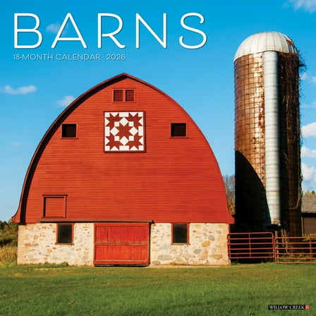 Barns 2026 12 X 12 Wall Calendar, (Hardcover)
