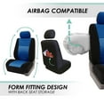 thumbnail image 4 of FH Group Trendy Elegance 3D Air Mesh Seat Covers Fit For Car Truck SUV Van - Front Seats, 4 of 5