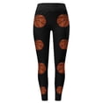 thumbnail image 4 of MKLEKYY Leggings deportivos para mujer Leggings para mujer Leggings cómodos para hacer ejercicio Pantalones con estampado navideño de bloques de color Leggings suaves y elásticos, 4 of 4
