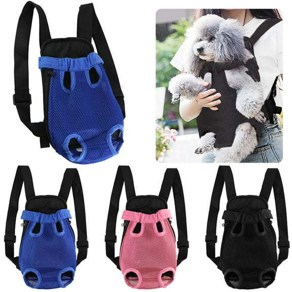 Spencer Pet Backpack Carrier Frontpack Adjustable Cat Dog Carrier Backpack Travel Bag for Small Medium Pets