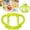 Green, variant on 1 Pack BPA-Free Soft Silicone Bottle Handles Compatible with Dr Brown Baby Bottles, Anti-Slip Easy Grip Helper Handles for Self-Feeding Toddlers(White)