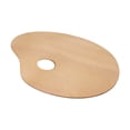thumbnail image 2 of Paleta de madera ovalada vintage para artistas, bandeja para pintura al óleo o acrílica, herramienta de pintura de madera, 2 of 12