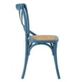 thumbnail image 4 of Bowery Hill 34. 5" Modern Wood Dining Side Chair in Harbor Blue, 4 of 8