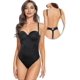 thumbnail image 3 of Backless Body Shaper For Women Push Up Bra Low Back Thong Bodysuit Cy, 3 of 5