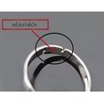 thumbnail image 3 of shiyou-2 PCS Oval Mood Ring Retro Style Adjustable Finger Ring for Lovers Friends-One Size fits All, 3 of 4