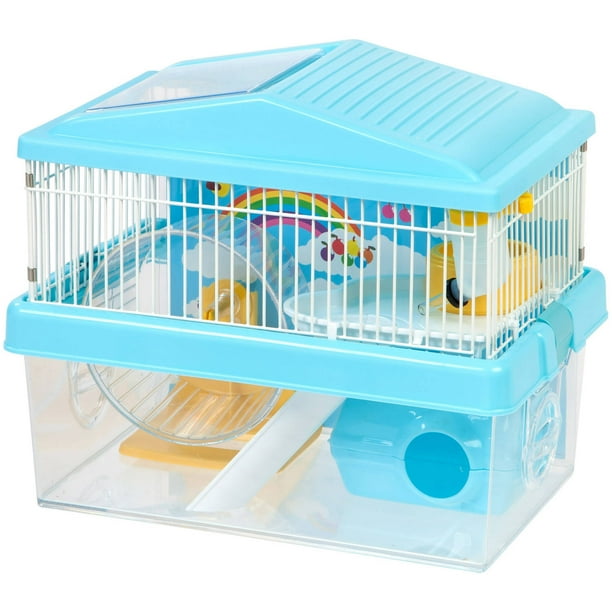 IRIS 2Tier Hamster Cage, Blue