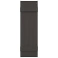 thumbnail image 3 of Ekena Millwork 14"W x 43"H Mid-America Vinyl, Standard Size Four Board Joined Shutters, w/Installation Shutter-Lok's & Matching Screws (Per Pair), 018 - Tuxedo Grey, 3 of 13