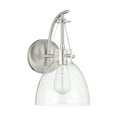 thumbnail image 2 of Satin Nickel One Light Wall Sconce from the Foster Collection, 2 of 5