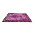 thumbnail image 2 of Ahgly Company Indoor Square Medallion Pink Traditional Area Rugs, 7' Square, 2 of 4