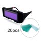 thumbnail image 3 of Gafas de terredar Antichoque Oscurecimiento Automático Ojos de Antideslumbrante Gafas de terredar de Casco para Trabajos de terre 20 películas protectoras DYNWAVEMX Gafas de soldador, 3 of 8