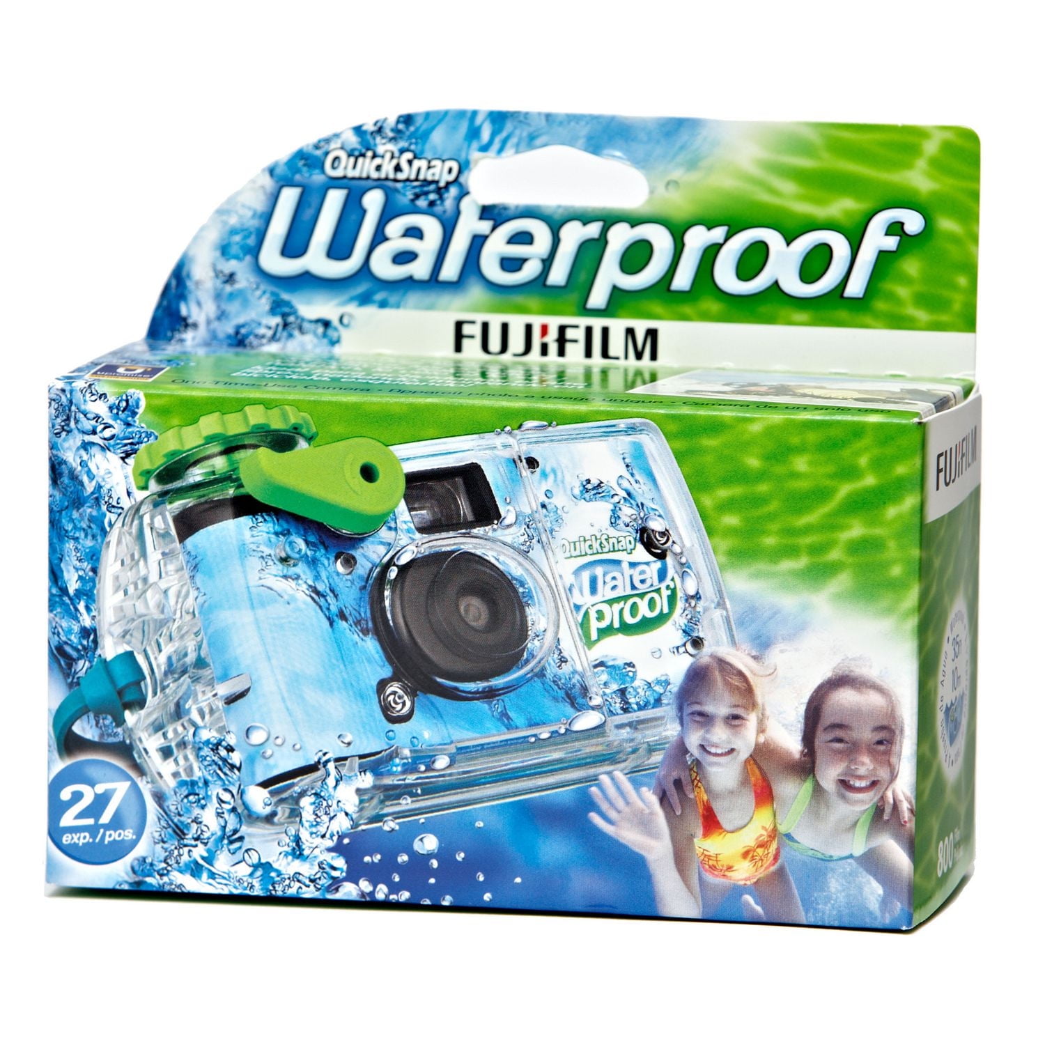 Fujifilm QuickSnap Waterproof 800 One-Time Camera, 27 Exposures