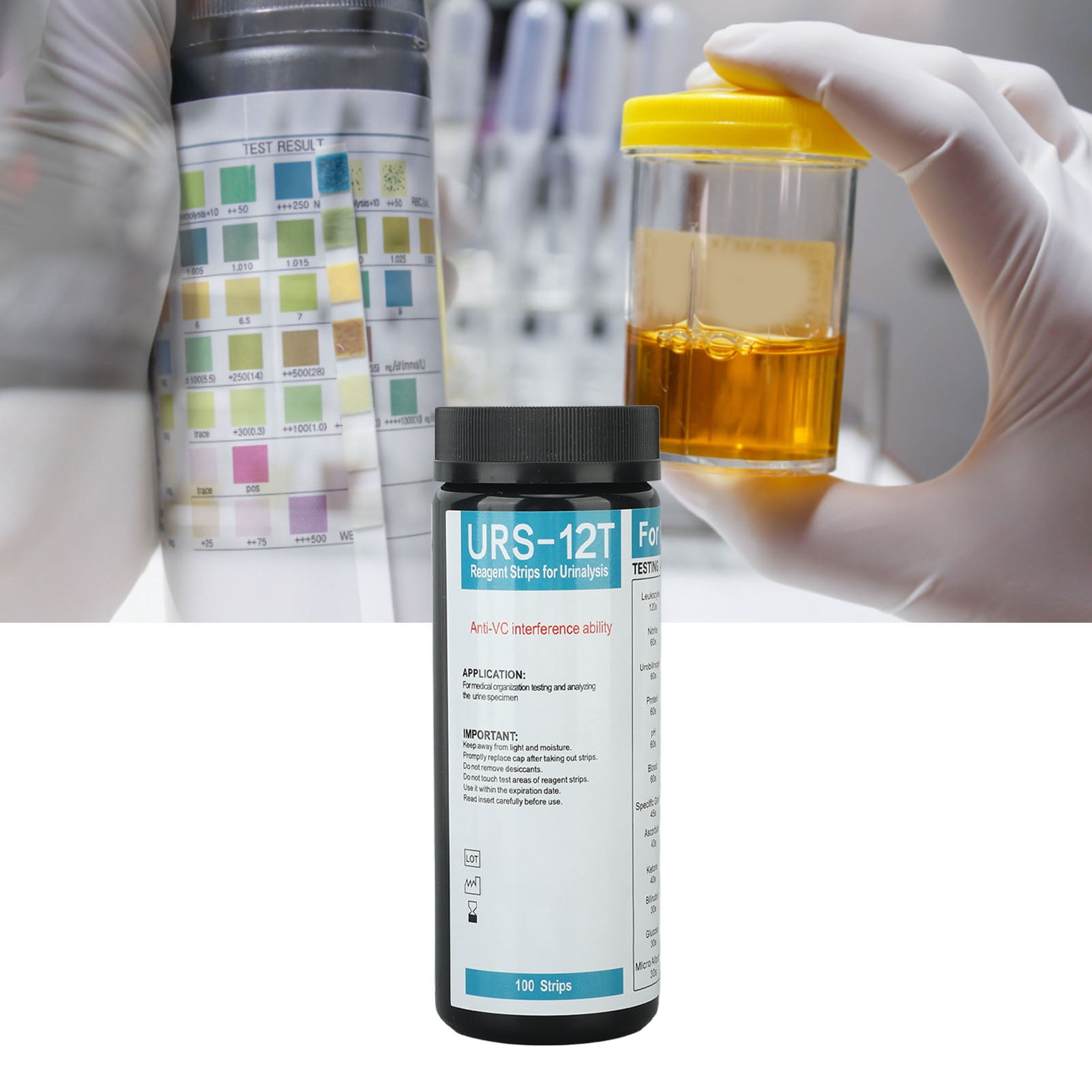 Urine Test Strips, User Friendly Urinalysis Testing Kit