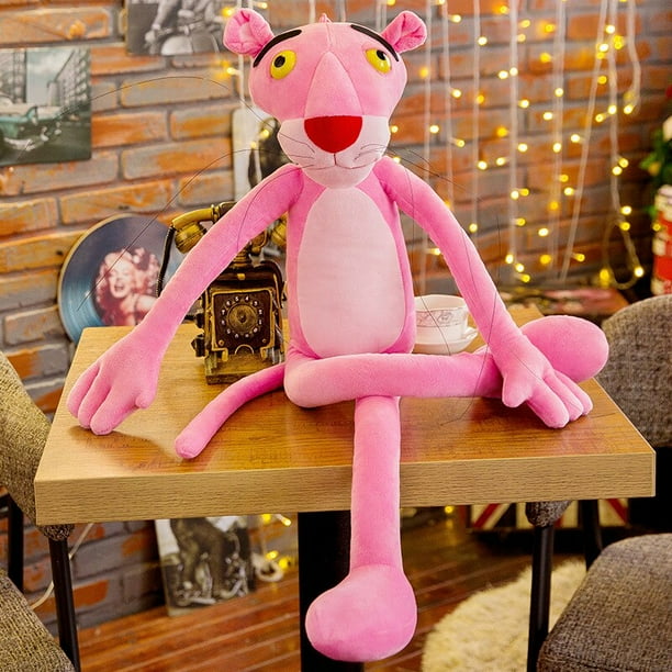 Disney-juguetes de peluche de Pantera Rosa para niños, muñeco de peluche suave de leopardo de dibujos animados