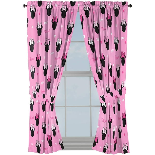 Disney Minnie Mouse Hearts N Love 63, Minnie Mouse Bedroom Curtains