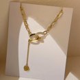 thumbnail image 1 of Collier de niche pour Femmes Automne et Hiver, Chaîne de Pull, Or, 1 of 3